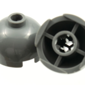 553b - Brick, Round 2 x 2 Dome Top - Blocked Open Stud with Bottom Axle Holder x Shape + Orientation