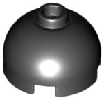 553c - Brick, Round 2 x 2 Dome Top - Hollow Stud with Bottom Axle Holder x Shape + Orientation
