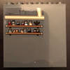 59349pb164 - Panel 1 x 6 x 5 with Bat, Jars and Books on Shelves Pattern (Sticker) - Set 71043