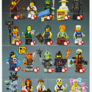 71019-1 - Minifigure, The LEGO Ninjago Movie (Complete Random Set of 1 Minifigure)