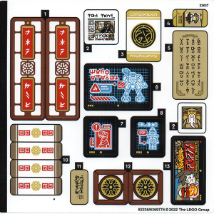 71767stk01 - Sticker Sheet for Set 71767 - (82236/6369774)