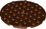74611 - Plate, Round 8 x 8 with Hole