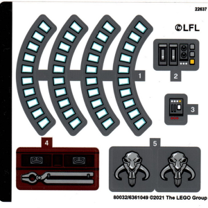 75319stk01a - Sticker Sheet for Set 75319 - International Version - (80032/6361049)