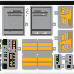 75338stk01 - Sticker Sheet for Set 75338 - (10100770/6410559)