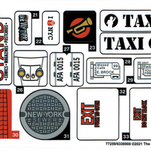 76178stk02 - Sticker Sheet for Set 76178, Sheet 2 - (77259/6336908)