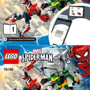 76198-1 - Spider-Man & Doctor Octopus Mech Battle