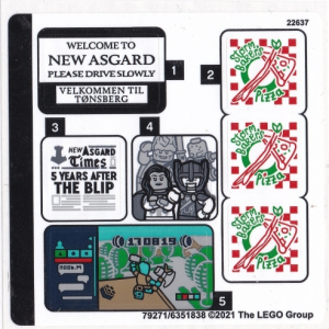 76200stk01 - Sticker Sheet for Set 76200 - (79271/6351838)