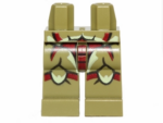 970c00pb0211 - Hips and Legs with Galaxy Squad Buggoid with Dark Red Stripes and Exoskeleton Pattern