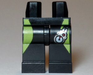 970c00pb0511 - Hips and Legs with Lime Stripes on Sides and Pressure Gauge Pattern
