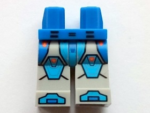 970c86pb29 - Hips and Light Bluish Gray Legs with Blue and Dark Azure Armor, Dark Azure Hexagonal Knee Pads and Dark Azure and Blue Boots Pattern