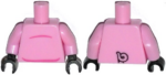 973pb1787c01 - Torso Stomach and Pig Tail on Reverse Pattern / Bright Pink Arms / Black Hands