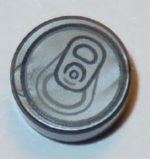 98138pb033 - Tile, Round 1 x 1 with Soda Pop Can Top Pattern