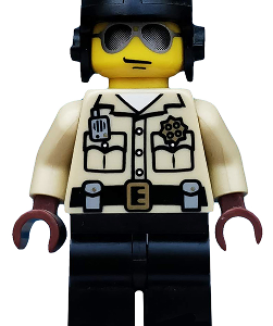 col022 - Traffic Cop, Series 2 (Minifigure Only without Stand and Accessories)