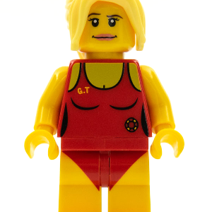 col024 - Lifeguard, Series 2 (Minifigure Only without Stand and Accessories)