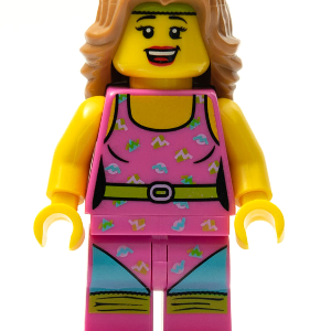 col074 - Fitness Instructor, Series 5 (Minifigure Only without Stand and Accessories)