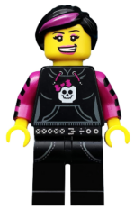 col092 - Skater Girl, Series 6 (Minifigure Only without Stand and Accessories)