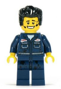 col095 - Mechanic, Series 6 (Minifigure Only without Stand and Accessories)
