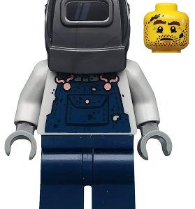 col172 - Welder, Series 11 (Minifigure Only without Stand and Accessories)