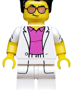 col297 - Yuppie, Series 17 (Minifigure Only without Stand and Accessories)