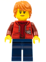 cty0603 - Deep Sea Submariner Female, Dark Orange Hair