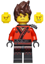 njo360 - Kai - The LEGO Ninjago Movie, Hair, Pearl Dark Gray Scabbard