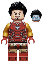 sh731 - Iron Man Mark 85 Armor - Black Hair