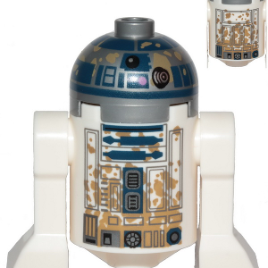 sw1200 - Astromech Droid, R2-D2, Dirt Stains on Front and Back