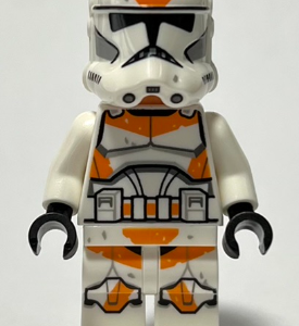 sw1235 - Clone Trooper, 212th Attack Battalion (Phase 2) - White Arms, Dirt Stains, Nougat Head, Helmet with Holes
