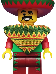 tlm012 - Taco Tuesday Guy, The LEGO Movie (Minifigure Only without Stand and Accessories)