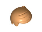 15443 - Minifigure, Hair Short with 2 Locks on Left Side