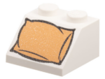 3039px20 - Slope 45 2 x 2 with Orange Pillow Pattern