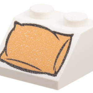 3039px20 - Slope 45 2 x 2 with Orange Pillow Pattern