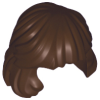 36037 - Minifigure, Hair Female Mid-Length Combed Behind Ear