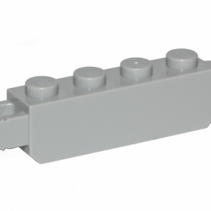 54661 - Hinge Brick 1 x 4 Locking with 1 Finger Vertical End and 2 Fingers Vertical End, 7 Teeth