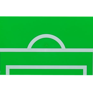 90498pb36 - Tile 8 x 16 with Bottom Tubes with White Soccer Goal and Penalty Area Pattern