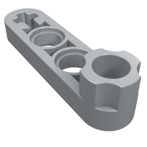 2825 - Technic, Liftarm, Modified Stud Connector Thin 1 x 4