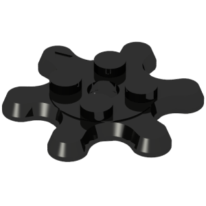 35442 - Plate, Round 2 x 2 with 6 Gear Teeth / Flower Petals