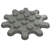 35443 - Plate, Round 4 x 4 with 10 Gear Teeth / Flower Petals