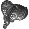 69857 - Minifigure, Hair Female Coiled with Ponytail
