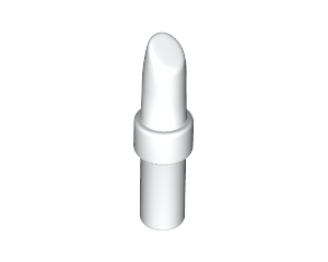 93094pb02 - Minifigure, Utensil Lipstick with White Handle Pattern