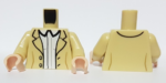 973pb4484c01 - Torso Jacket with Black Lapels, White Shirt Pattern / Tan Arms / Light Nougat Hands