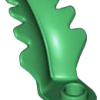 2682 - Plant Plate, Round 1 x 1 with Curved, Upright Leaf