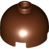 3262 - Brick, Round 2 x 2 Dome Top with Bottom Axle Holder - Vented Stud