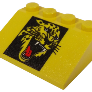 3297px5 - Slope 33 3 x 4 with Roaring Cheetah Head Pattern