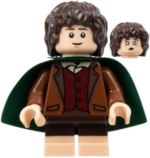 lor112 - Frodo Baggins - Dark Green Cape, Light Nougat Feet
