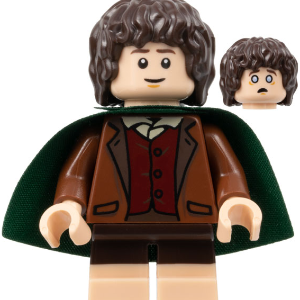 lor112 - Frodo Baggins - Dark Green Cape, Light Nougat Feet