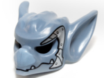 15065pb01 - Minifigure, Headgear Mask Bat with Fangs and Silver Scaled Armor Pattern