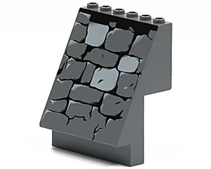 30156pb02 - Panel 4 x 6 x 6 Sloped with Stone Wall Pattern