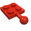 3731 - Plate, Modified 2 x 2 with Tow Ball