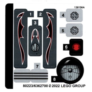 42132stk01 - Sticker Sheet for Set 42132 - (80223/6362700)